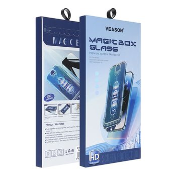 Szkło Hartowane 6D Pro Veason Easy-Install Glass - do Iphone 15 Pro czarny - Inny producent