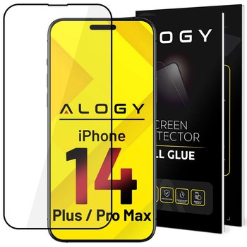 Szkło Hartowane 9H Alogy Full Glue Do Etui Case Friendly Do Apple Iphone 14 Plus / 14 Pro Max - 4kom
