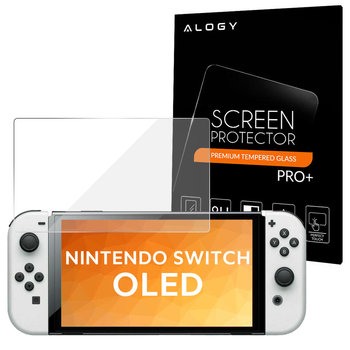 Szkło hartowane 9H Alogy ochronne na ekran do Nintendo Switch OLED - Inny producent