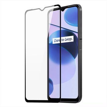 Szkło Hartowane 9H Dux Ducis 9D Tempered Glass Wytrzymałe Na Cały Ekran Z Ramką Do Realme C35 Czarny (Case Friendly) - 4kom