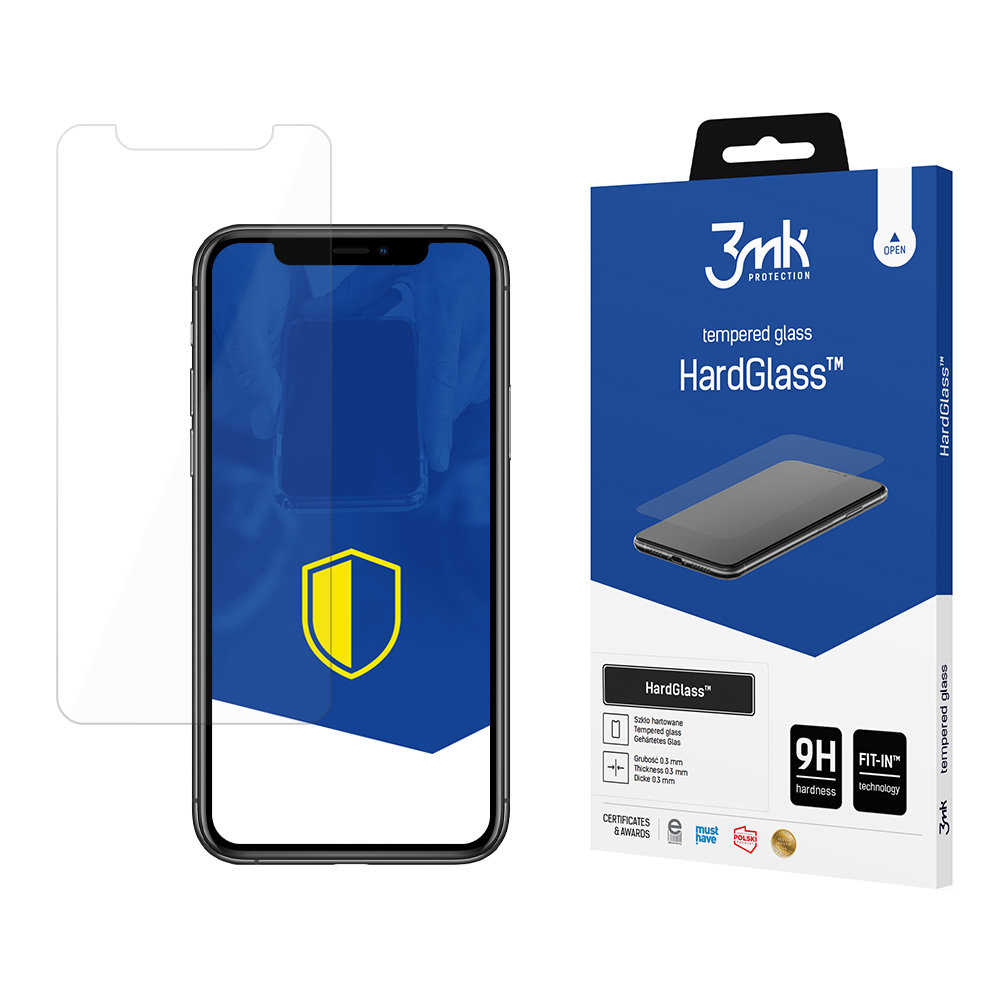 Szkło hartowane 9H szybka na ekran do Apple iPhone Xs - 3mk HardGlass
