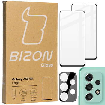 Szkło Hartowane Bizon Do Galaxy A53 + Na Aparat - Bizon