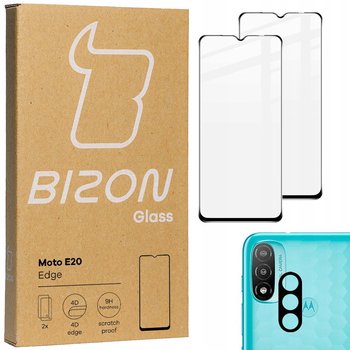 Szkło Hartowane Bizon Do Moto E20 + Na Aparat - Bizon