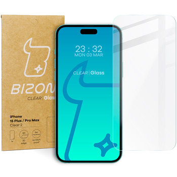 Szkło hartowane Bizon Glass Clear 2 do iPhone 15 Plus / 15 Pro Max - Bizon