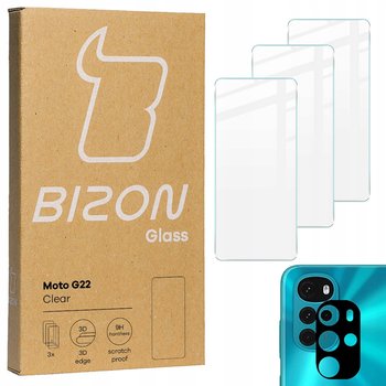 Szkło Hartowane Bizon Glass Do Moto G22 +Na Aparat - Bizon