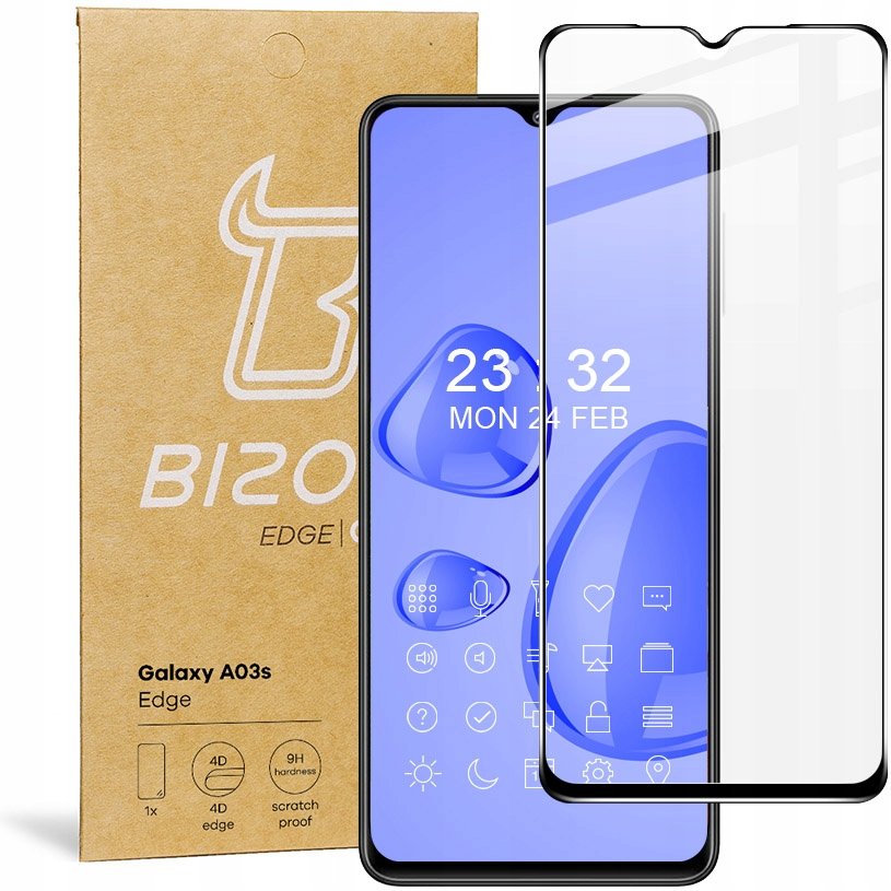 Szkło Hartowane Bizon Glass Edge Do Galaxy A03S Bizon Sklep EMPIK COM