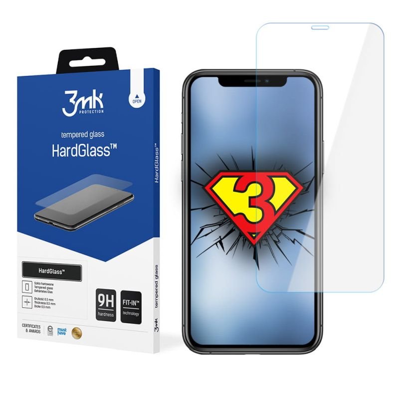 Szkło hartowane 9H do iPhone 11 Pro 3mk HardGlass
