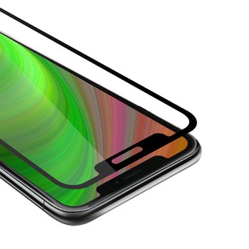 Szkło Hartowane Do Apple iPhone 12 PRO MAX w PRZEZROCZYSTY Z CZARNYM Folia pancerna Ochronny Tempered Glass Cadorabo - Cadorabo