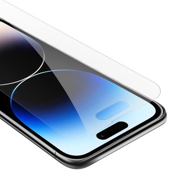 Szkło Hartowane Do Apple iPhone 14 PRO MAX w KRYSTALICZNIE PRZEZROCZYSTE Folia pancerna Ochronny Tempered Glass Cadorabo - Cadorabo