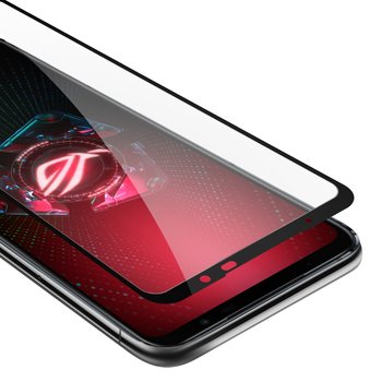 Szkło Hartowane Do Asus ROG Phone 5 w PRZEZROCZYSTY Z CZARNYM Folia pancerna Ochronny Tempered Glass Cadorabo - Cadorabo