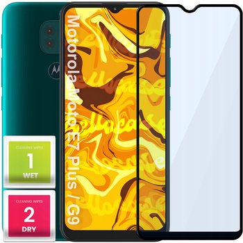 SZKŁO HARTOWANE DO MOTOROLA MOTO E7 PLUS / G9 / G9 PLAY PEŁNE NA CAŁY EKRAN - Hello Case
