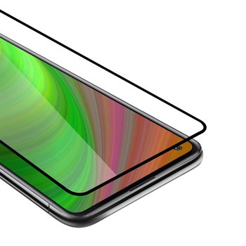 Szkło Hartowane Do Samsung Galaxy A21s w PRZEZROCZYSTY Z CZARNYM Folia pancerna Ochronny Tempered Glass Cadorabo - Cadorabo