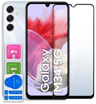 Szkło Hartowane Do Samsung Galaxy M34 5G Pełne Na Cały Ekran 5D Szybka - Krainagsm