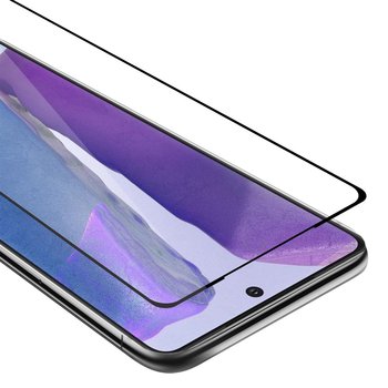 Szkło Hartowane Do Samsung Galaxy NOTE 20 w PRZEZROCZYSTY Z CZARNYM Folia pancerna Ochronny Tempered Glass Cadorabo - Cadorabo