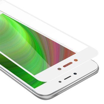 Szkło Hartowane Do Xiaomi RedMi 5A w PRZEZROCZYSTY Z BIAŁYM Folia pancerna Ochronny Tempered Glass Cadorabo - Cadorabo