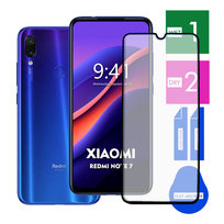 SZKŁO HARTOWANE DO XIAOMI REDMI NOTE 7 NA TELEFON PEŁNE CAŁY EKRAN 9H 5D