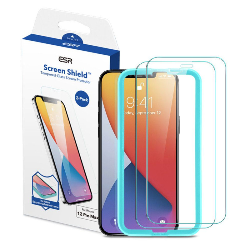 Szkło Hartowane Esr Screen Shield 2-Pack Iphone 12 Pro Max Clear
