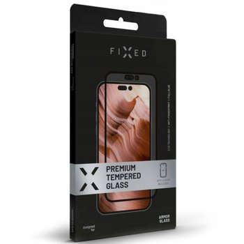 Szkło hartowane Fixed Armor Full Cover 2.5D Tempered Glass do iPhone 15 Pro Max - FIXED