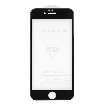 Szkło Hartowane Full Glue Iphone 6 6S Czarny - Bestphone