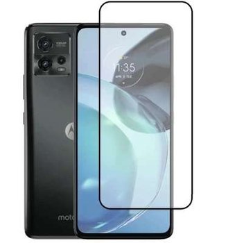 Szkło Hartowane Full Glue Motorola Moto G72 Czarny - Bestphone
