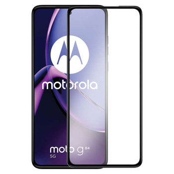 SZKŁO HARTOWANE FULL GLUE Motorola MOTO G84 5G czarny - Bestphone