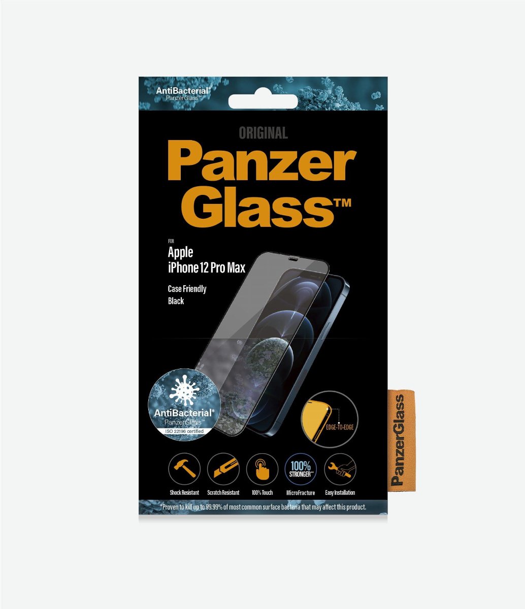 Szkło Hartowane Iphone 12 Pro Max Do Etui Antybakteryjne 2712