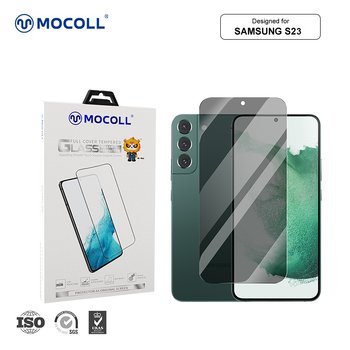 Szkło hartowane Mocoll Full Privacy prywatyzujące z ramką do Samsung S23 - Mocoll