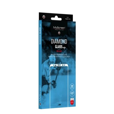 Szkło hartowane Myscreen Diamond Edge Full Glue do iPhone 12 Mini 5,4' czarne [H]-Zdjęcie-0