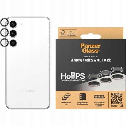 PANZERGLASS Szkło hartowane na aparat PanzerGlass Hoops do Galaxy S23 FE