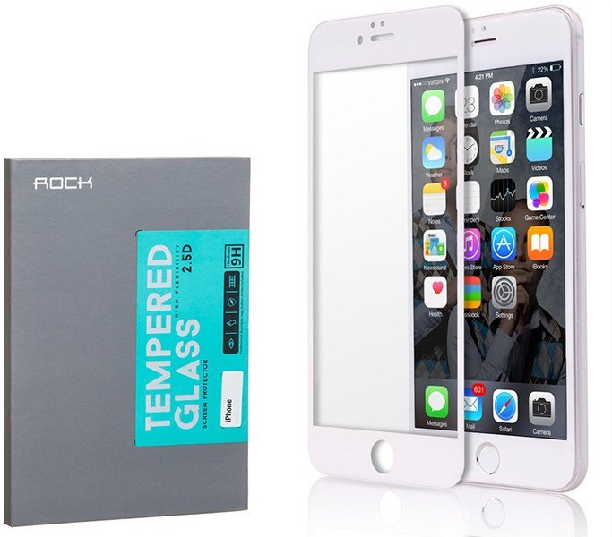 Szkło hartowane na Apple iPhone 6/6S Plus ROCK Full