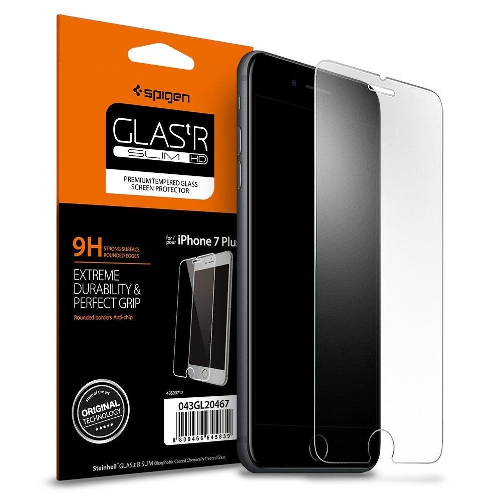Szkło hartowane na Apple iPhone 7/8 Plus SPIGEN SGP Glas.TR Slim