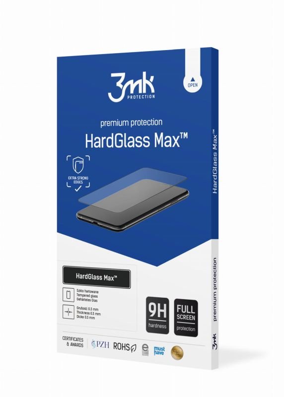 Szkło hartowane na cały ekran do Apple iPhone X - 3mk HardGlass Max