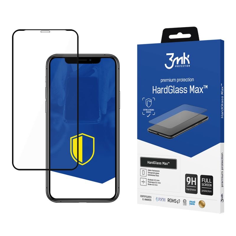 Szkło hartowane na ekran Apple iPhone Xs Max/11 Pro Max 3mk HardGlass Max