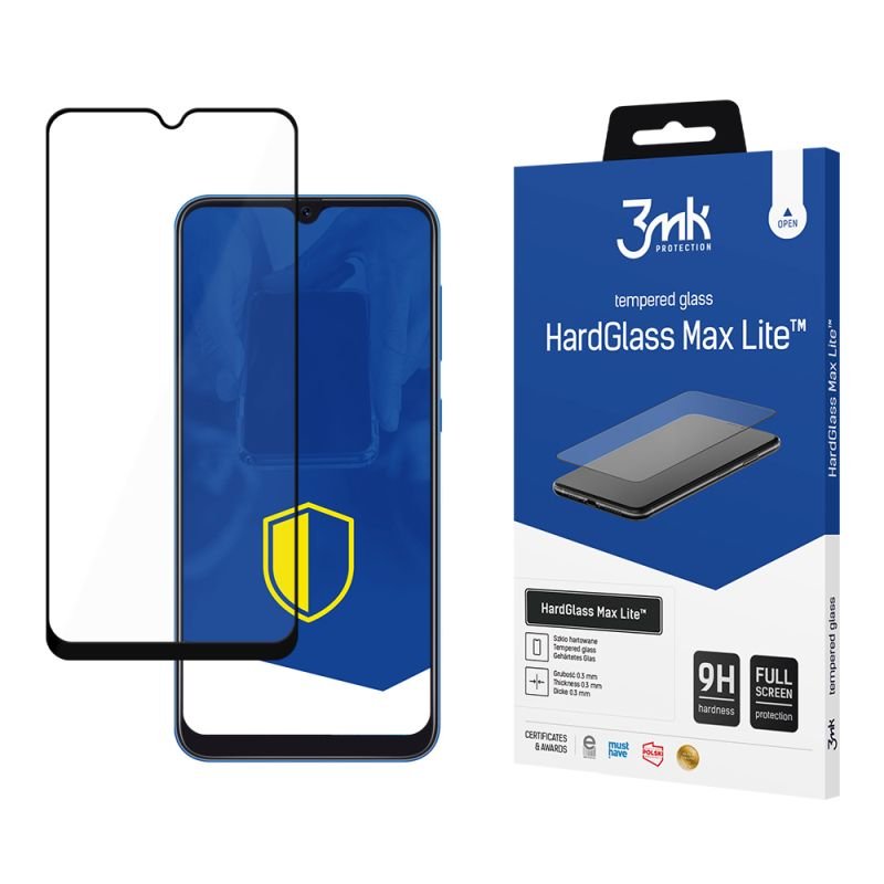 Szkło hartowane na cały ekran do Samsung Galaxy A50 - 3mk HardGlass Max Lite