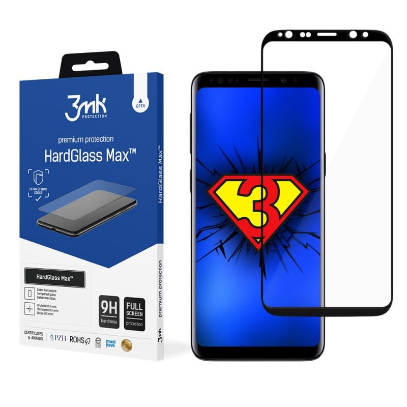 Szkło hartowane na cały ekran do Samsung Galaxy S8 Plus - 3mk HardGlass Max