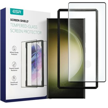 Szkło Hartowane Na Cały Ekran + Ramka Do Montażu Esr - Do Galaxy S23  Ultra - ESR