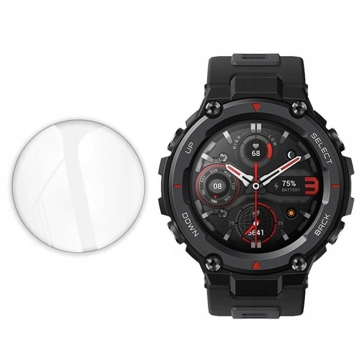 Zdjęcia - Pasek do smartwatcha / smartbanda Smart Watch Szkło hartowane ochronne do zegarka smartwatch Amazfit T-Rex 2 