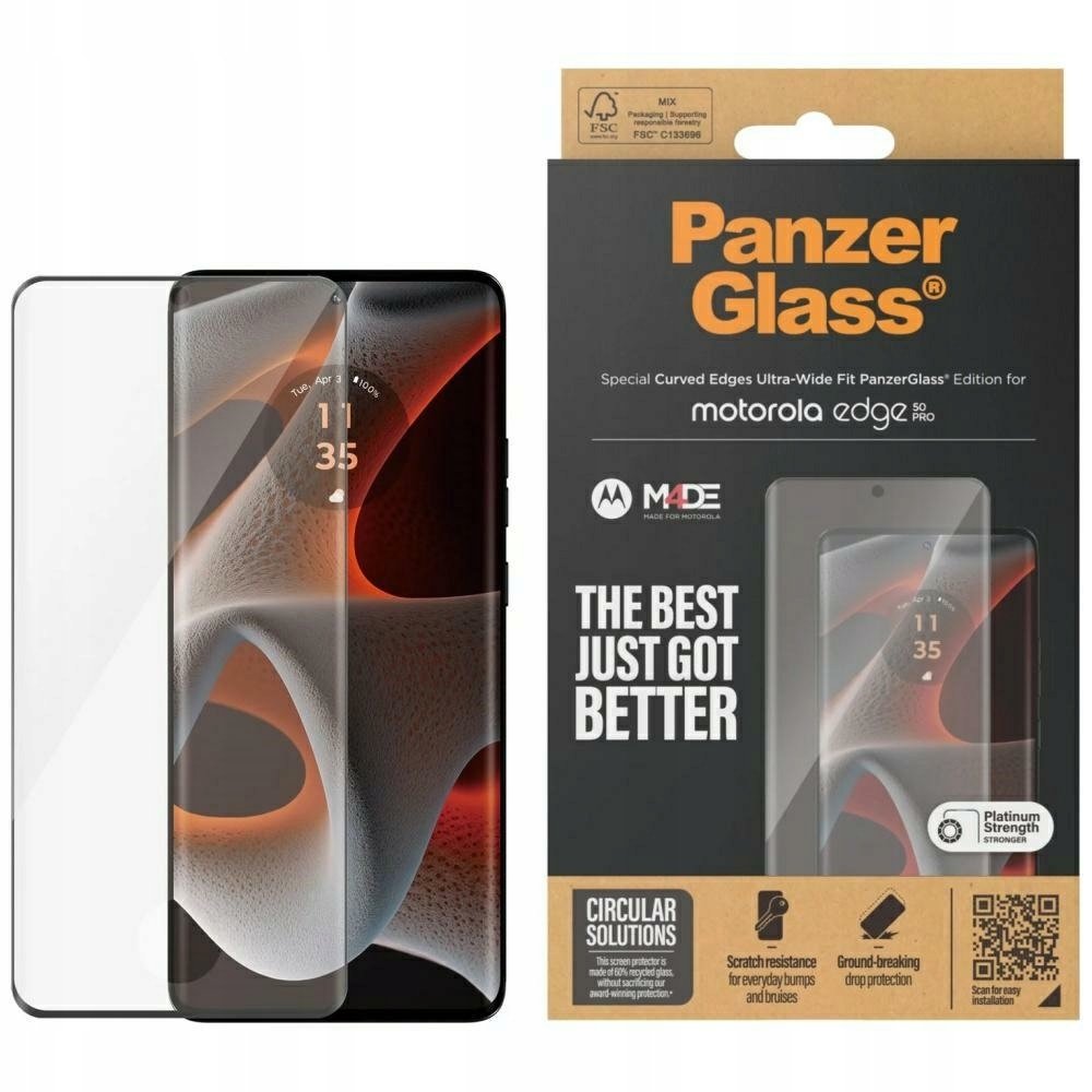 Szkło hartowane PanzerGlass do Motorola Edge 50 Pro / 50 Ultra - Inna ...