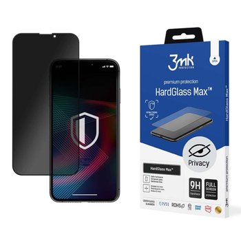 Szkło hartowane prywatyzujące do Apple iPhone 13/13 Pro/14 - 3mk HardGlass Max Privacy - 3MK