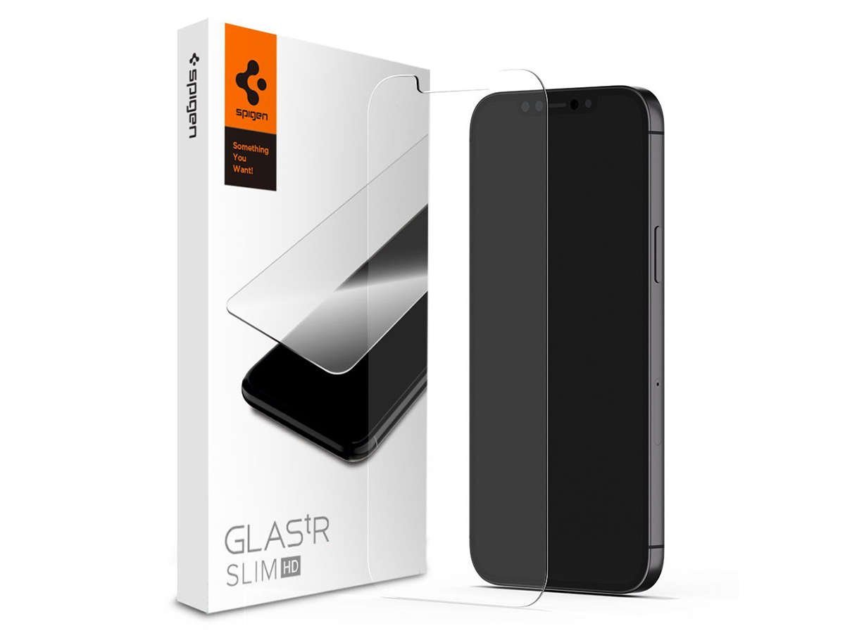 Szkło hartowane Spigen Glas.tR Slim HD do Apple iPhone 12/ 12 Pro 6.1-Zdjęcie-0