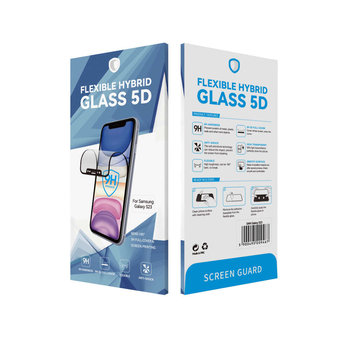 Szkło hybrydowe Flexible 5D z ramką do iPhone 14 Pro Max 6,7" - TelForceOne