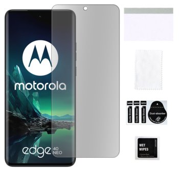 Szkło hybrydowe matowe do MOTOROLA EDGE 40 NEO szybka ochronna na ekran 9H - Inny producent