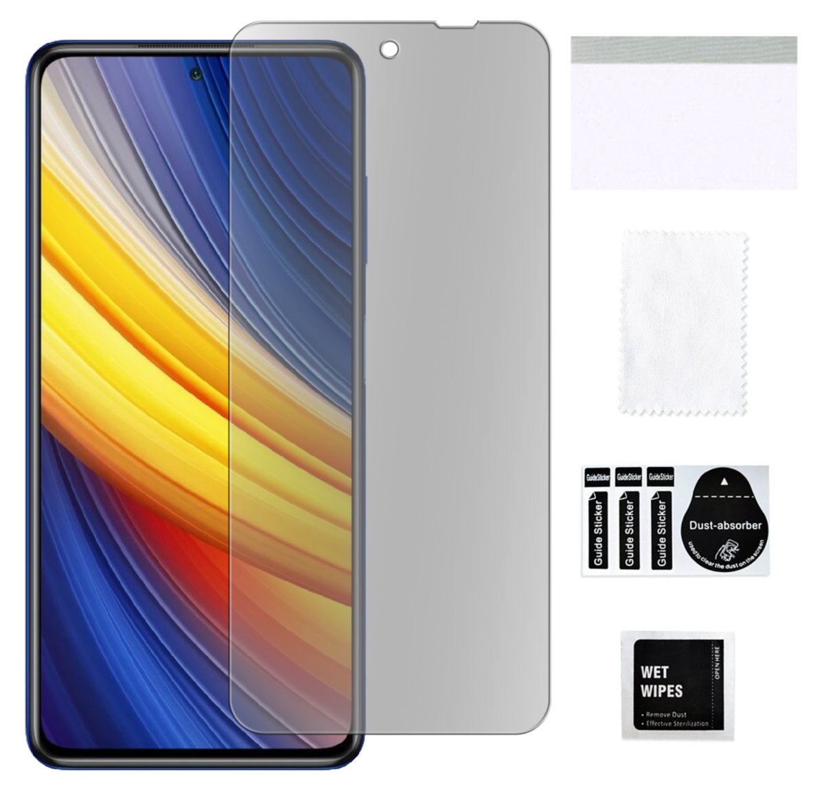 Brotect Pellicola Protettiva Posteriore Per Xiaomi Poco X3 NFC: 2 Pezzi Full-Cover 3D Curvo, Anti Graffio - copertina