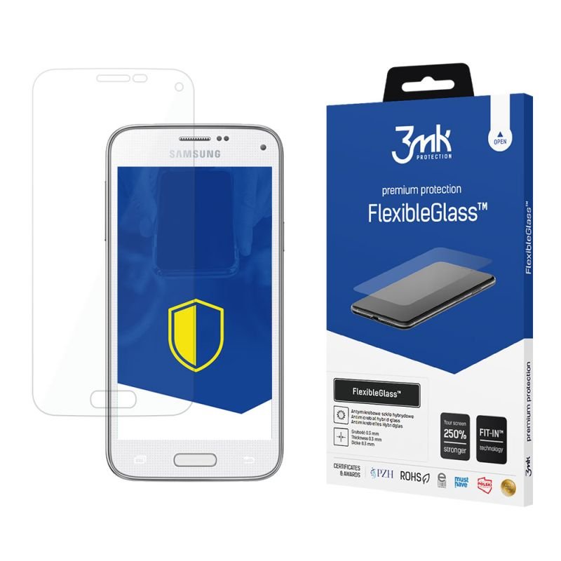 Szkło hybrydowe na ekran do Samsung Galaxy S5 mini - 3mk FlexibleGlass