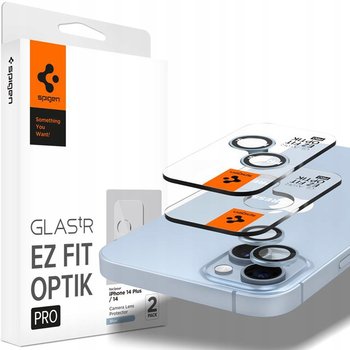 Szkło na aparat Spigen Glas.tR Ez Fit Optik Pro 2-Pack do iPhone 15 / 15 Plus / 14 / 14 Plus, niebieskie - Spigen