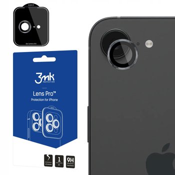 Szkło na obiektyw aparatu Apple iPhone 16E 3mk Lens Protect Pro Graphite - 3MK