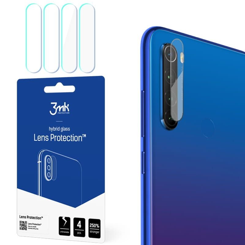 Do Xiaomi Redmi Note 8T Szkło na obiektyw 3mk Lens
