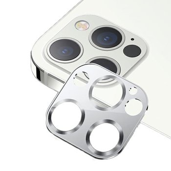 Szkło ochronne do soczewki aparatu USAMS Camera Lens Glass iPhone 12 Pro Max metal srebrny/silver BH707JTT01 (US-BH707) - USAMS