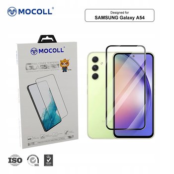 Szkło ochronne MOCOLL 2,5D Full Cover HD czarna ramka Samsung A54 (5G) - Mocoll