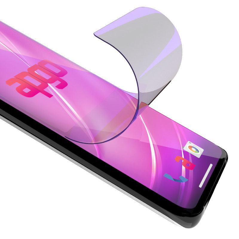 Szkło ochronne na ekran Hybrydowe 9H z filtrem ANTI-BLUE zamiennik hartowanego do Umidigi A7 - apgo hybrid ANTI-BLUE Flexible Hybrid Glass nie...